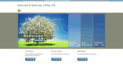 Desktop Screenshot of kaplowcpas.com